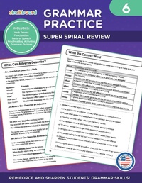 Enlarge image Cover: Grammar Practice Grade 6 - Chalkboard Publishing Inc
