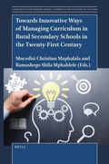 Cover: Towards Innovative Ways of Managing Curriculum in Rural Secondary Schools in the Twenty-First Century - Brill