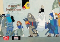 Abbildung von: Jesus in Jerusalem. Kamishibai Bildkartenset - Don Bosco Medien