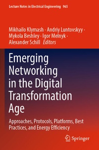 Enlarge image Cover: Emerging Networking in the Digital Transformation Age - Springer