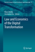 Cover: Law and Economics of the Digital Transformation - Springer