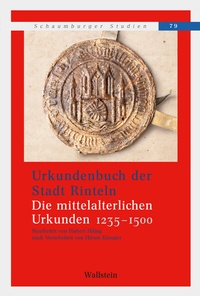 Enlarge image Cover: Urkundenbuch der Stadt Rinteln - Wallstein