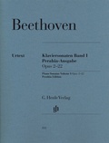 Cover: Ludwig van Beethoven - Klaviersonaten, Band I, op. 2-22, Perahia-Ausgabe - Henle, G&uuml;nter