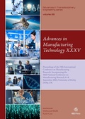 Cover: Advances in Manufacturing Technology XXXV - IOS Press,US