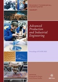 Cover: Advanced Production and Industrial Engineering - IOS Press,US