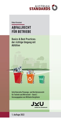 Abbildung von: Abfallrecht für Betriebe - Austrian Standards plus GmbH