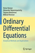 Cover: Ordinary Differential Equations - Springer