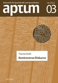 Cover: Aptum, Zeitschrift f&uuml;r Sprachkritik und Sprachkultur 18. Jahrgang, 2022, Heft 3 - Buske, H