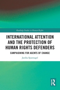 Enlarge image Cover: International Attention and the Protection of Human Rights Defenders - Routledge
