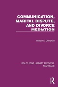 Cover: Communication, Marital Dispute, and Divorce Mediation - Routledge