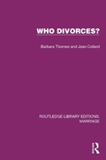 Cover: Who Divorces? - Routledge