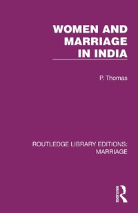 Abbildung von: Women and Marriage in India - Routledge