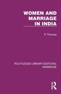 Cover: Women and Marriage in India - Routledge