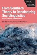 Cover: From Southern Theory to Decolonizing Sociolinguistics - Multilingual Matters