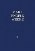 Cover: MEW / Marx-Engels-Werke Band 21 - Dietz