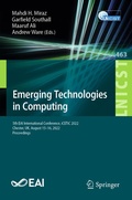 Cover: Emerging Technologies in Computing - Springer