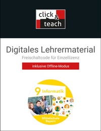 Abbildung von: Informatik - Mittelschule Bayern / Informatik Mittelschule BY click & teach 9 Box - Buchner, C.C.