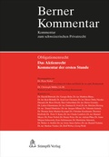Cover: Das Aktienrecht - Kommentar der ersten Stunde - St&auml;mpfli Verlag AG