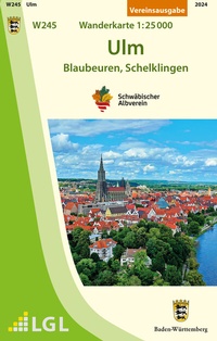Abbildung von: W245 Ulm - Blaubeuren, Schelklingen - Schwäbischer Albverein