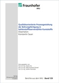 Cover: Qualit&auml;tsorientierte Prozessgestaltung der Bohrungsfertigung in kohlenstofffaserverst&auml;rkte Kunststoffe - Wissenschaftliche Scripten