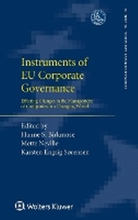 Abbildung von: Instruments of EU Corporate Governance - Kluwer Law International