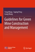 Cover: Guidelines for Green Mine Construction and Management - Springer