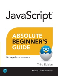 Abbildung von: Javascript Absolute Beginner's Guide, Third Edition - Addison Wesley
