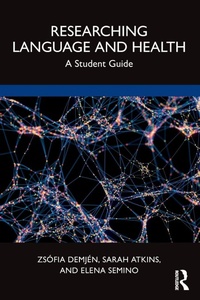 Enlarge image Cover: Researching Language and Health - Routledge
