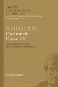 Cover: Simplicius: On Aristotle Physics 1-8 - Bloomsbury Academic