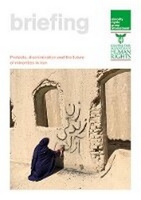 Enlarge image Cover: Protests, discrimination and the future of minorities in Iran - Minority Rights Group International