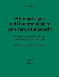 Abbildung von: Prüfungsfragen und Übungsaufgaben zum Verwaltungsrecht - BoD - Books on Demand