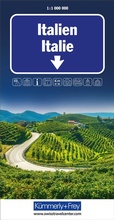 Abbildung von: Kümmerly+Frey Strassenkarte Italien 1:1 Mio. - Hallwag Kümmerly+Frey