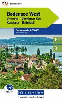 Abbildung von: Kümmerly+Frey Outdoorkarte Deutschland 43 Bodensee West 1:35.000 - Hallwag Kümmerly+Frey