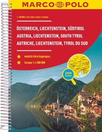 Abbildung von: MARCO POLO Reiseatlas Österreich, Liechtenstein, Südtirol 1:200.000 - MARCO POLO ein Imprint von MAIRDUMONT