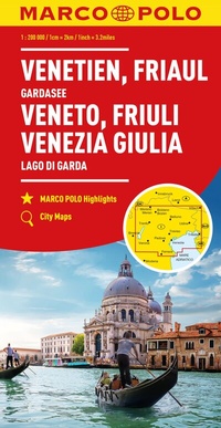 Abbildung von: MARCO POLO Regionalkarte Italien 04 Venetien, Friaul, Gardasee 1:200.000 - MARCO POLO ein Imprint von MAIRDUMONT