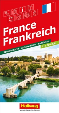 Abbildung von: Hallwag Strassenkarte Frankreich 1:1 Mio. - Hallwag Kümmerly+Frey