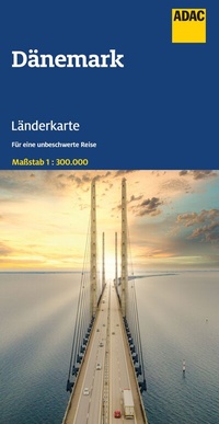 Abbildung von: ADAC Länderkarte Dänemark 1:300.000 - ADAC Kartografie ein Imprint von MAIRDUMONT