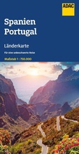 Cover: ADAC L&auml;nderkarte Spanien, Portugal 1:750.000 - ADAC Kartografie ein Imprint von MAIRDUMONT