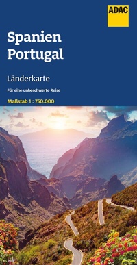 Abbildung von: ADAC Länderkarte Spanien, Portugal 1:750.000 - ADAC Kartografie ein Imprint von MAIRDUMONT