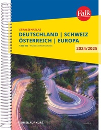 Abbildung von: Falk Straßenatlas 2024/2025 Deutschland, Schweiz, Österreich 1:300.000 - Falk ein Imprint von MAIRDUMONT