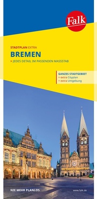 Abbildung von: Falk Stadtplan Extra Bremen 1:22.500 - Falk ein Imprint von MAIRDUMONT