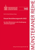 Cover: Forum Versicherungsrecht 2022 - VVW Verlag Versicherungswirtschaft
