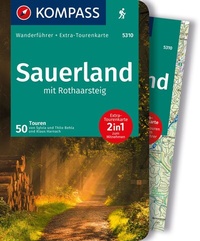 Abbildung von: KOMPASS Wanderführer Sauerland mit Rothaarsteig, 50 Touren mit Extra-Tourenkarte - KOMPASS-Karten