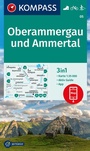 Bild: KOMPASS Wanderkarte 05 Oberammergau und Ammertal 1:35.000 - KOMPASS-Karten