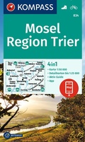Cover: KOMPASS Wanderkarte 834 Mosel, Region Trier 1:50.000 - KOMPASS-Karten