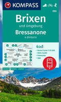 Abbildung von: KOMPASS Wanderkarte 050 Brixen und Umgebung / Bressanone e dintorni 1:25.000 - KOMPASS-Karten