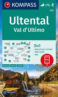 Abbildung von: KOMPASS Wanderkarte 052 Ultental / Val d'Ultimo 1:25.000 - KOMPASS-Karten