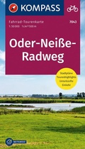 Cover: KOMPASS Fahrrad-Tourenkarte Oder-Nei&szlig;e-Radweg 1:50.000 - KOMPASS-Karten