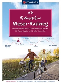 Abbildung von: KOMPASS Radreiseführer Weser-Radweg - KOMPASS-Karten