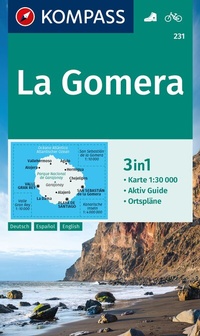 Abbildung von: KOMPASS Wanderkarte 231 La Gomera 1:30.000 - KOMPASS-Karten